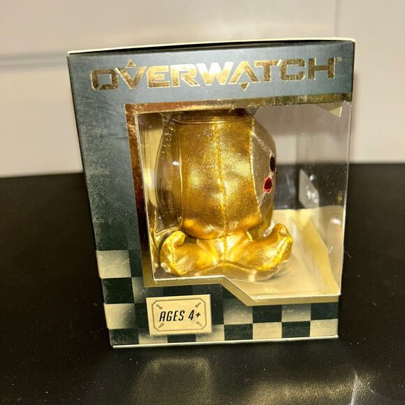SDCC 2018 Blizzard Exclusive Overwatch Goldimari UFO Small Plushie - Picture 3 of 5